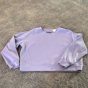 All in Motion Light Purple Crew Neck Sweater
